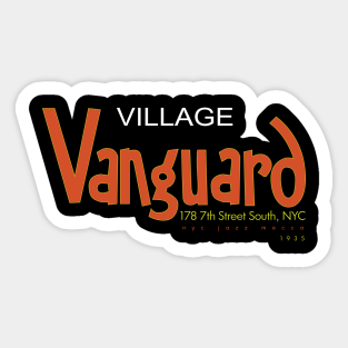Jazz Sticker - Village Vanguard by Jun824